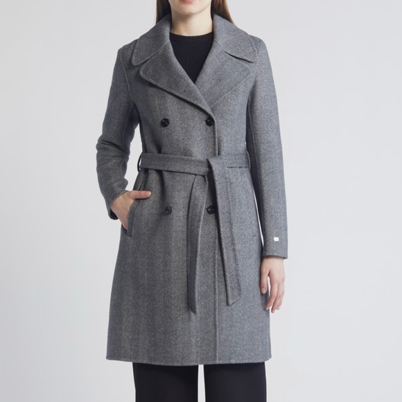Soia & Kyo Wool Double-Breasted Coat - Picture 1 of 9